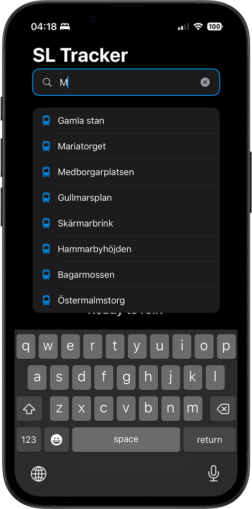 SL Tracker iPhone